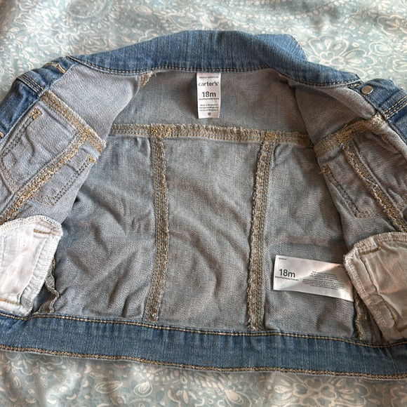 Baby denim jacket, size 18m - Picture 3 of 4